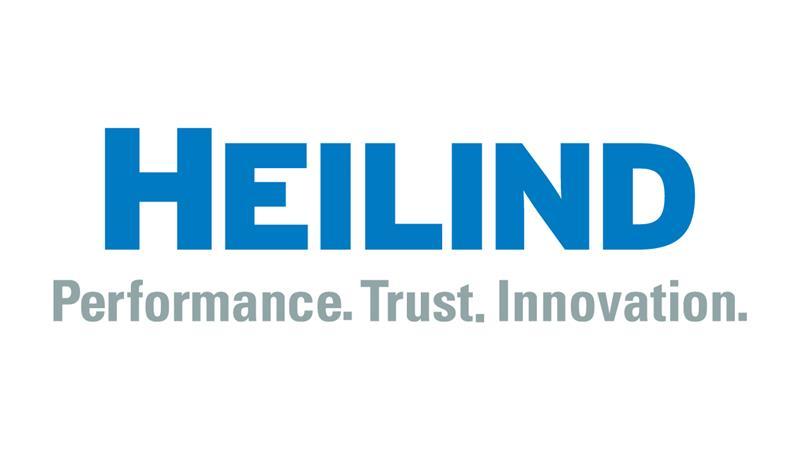 The image shows the Heilind Electronics logo in blue with the words Performance. Trust. Innovation. in gray below the company name, all on a white background, highlighting their reputation as leading electronics partners. by Standex Detect